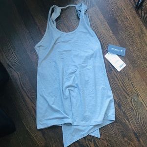 NWT workout/lounge tie back tank